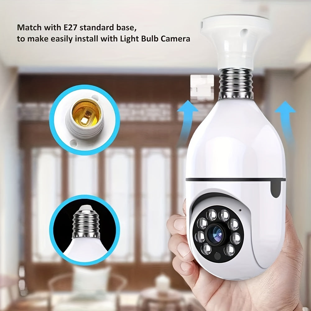 5G DualBand WiFi HD Bulb Camera Secure Home