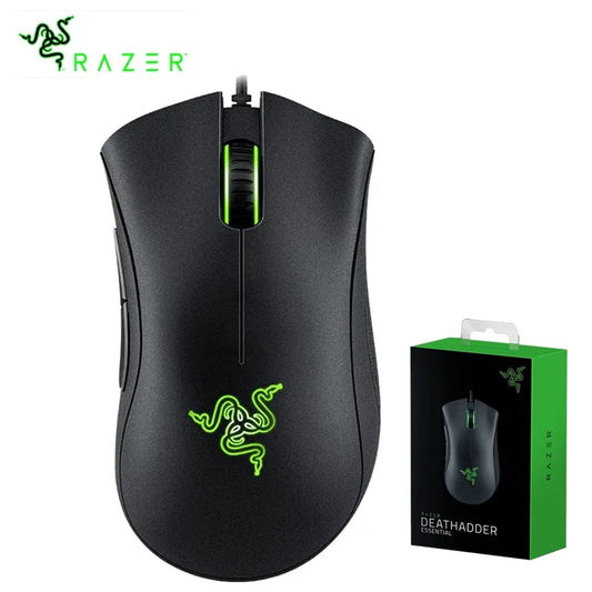 Original Razer DeathAdder Essential Wired Gaming Mouse Mice 6400DPI