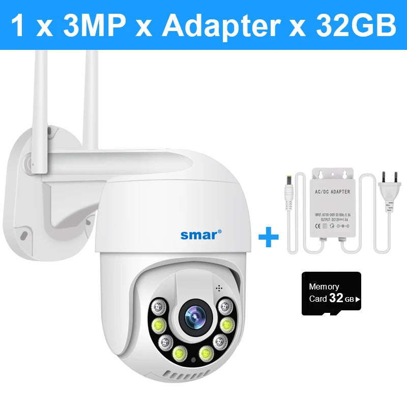 Smar 1080P Cloud Storage Wireless PTZ IP Camera Speed Dome CCTV Security Camera