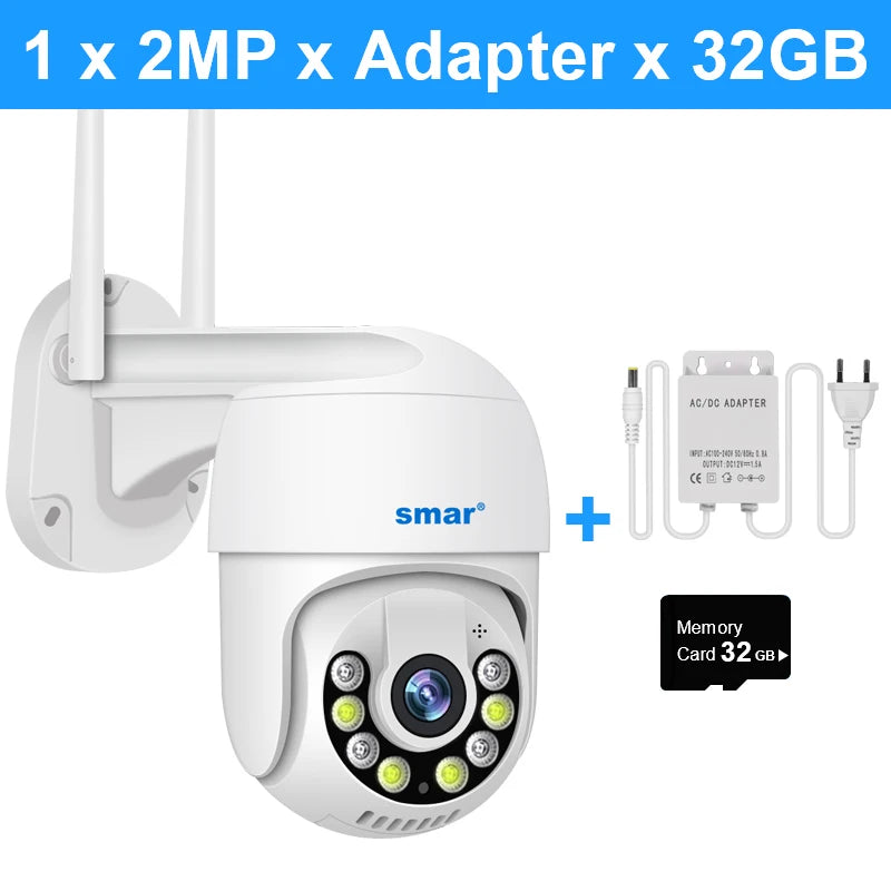 Smar 1080P Cloud Storage Wireless PTZ IP Camera Speed Dome CCTV Security Camera