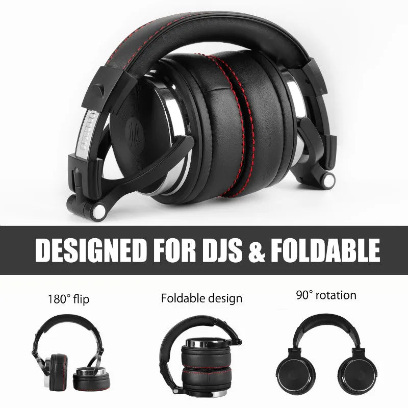 Oneodio Studio Pro DJ Headphone Over Ear 50mm Drivers HIFI Wired Headset