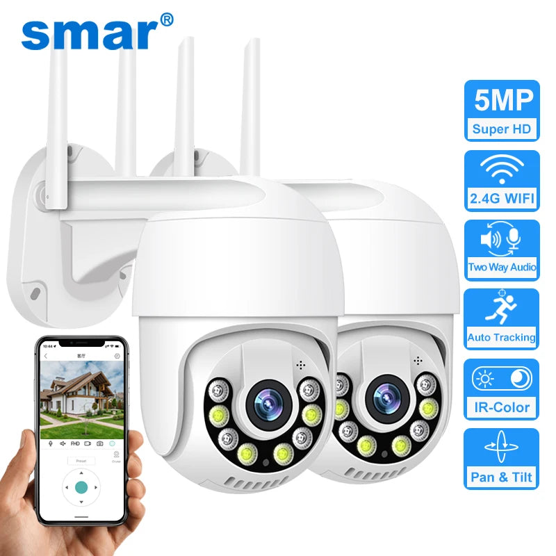 Smar 1080P Cloud Storage Wireless PTZ IP Camera Speed Dome CCTV Security Camera