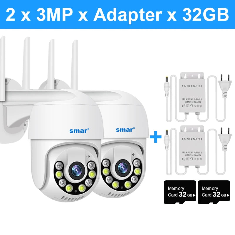 Smar 1080P Cloud Storage Wireless PTZ IP Camera Speed Dome CCTV Security Camera