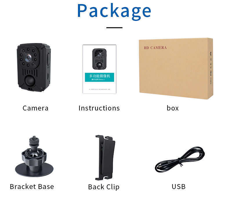 MD31 2022 1080P Portable Body Camera Mini Camera Pocket Cam